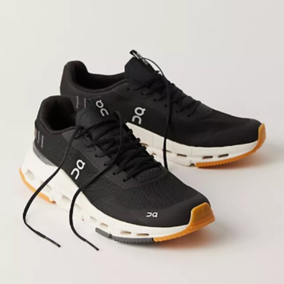 On Women's Cloudnova Form 2 Shoes - Black/Ivory - Picture 1 of 6